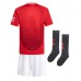 Manchester United Heimtrikot 2024-25 Kurzarm (+ kurze hosen)